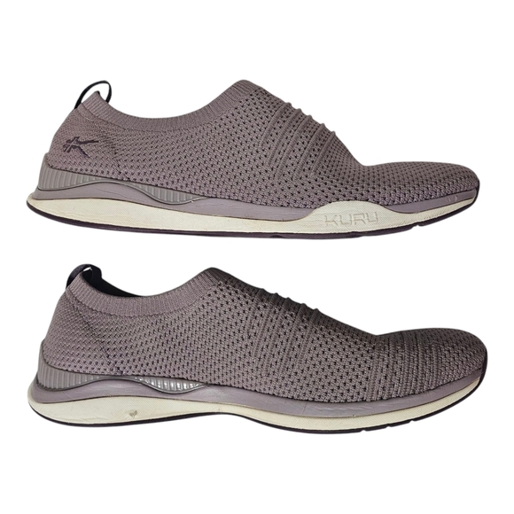 KURU Stride Sneakers Purple Textured Breathable Knit Mesh Slip On Size 11 - Picture 5 of 10